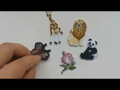 Free Sample New Design Low Price Garment Accessories Embroidered Patches