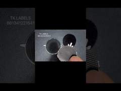 3D tpu badge with velcro backside