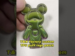 Kualitas Tinggi Logo Disesuaikan untuk Pakaian TPU Transfer Label Transfer Panas Logo Pakaian Label