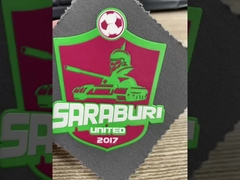 Desain Baru Custom tpu logo heat press Low MOQ trackpant tpu transfer panas logo tpu transfer penyedia