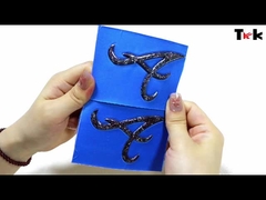 Desain Custom 3D Label Printer Tpu Soft 3D Embossed Tpu Transfer Panas Embossed Flocked Custom Logo C