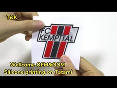 Cetakan silikon khusus pada tatami transfer panas logo customizable 3d silikon tatami transfer panas l
