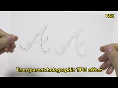 Pabrik kustom TPU patch 3d washable TPU label transfer panas Berbagai gaya TPU logo transfer panas