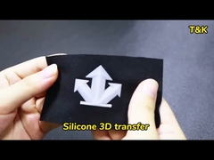 Kualitas 3D Silicone Heat Transfer Label Screen Printing Label pakaian dari Cina