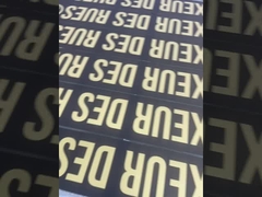 cetakan silikon pada pita