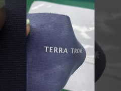 Lipatan Miter 3D Karet Silikon Sablon Layar Label Pakaian