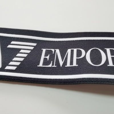 BV Approved Printing Logo 3d Silicone Elastic Band For Yoga Cloth