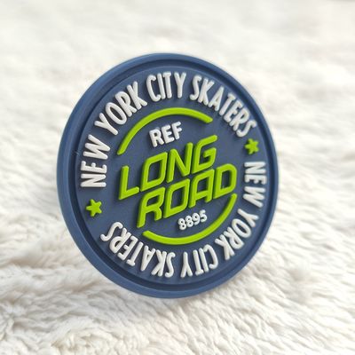 Custom Soft Silicone Rubber Clothing Labels with Non Slip Features Rich Color Options and Eco Friendly Non Toxic PVC Material