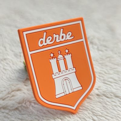 Custom Soft Silicone Rubber Clothing Labels with Non Slip Features Rich Color Options and Eco Friendly Non Toxic PVC Material