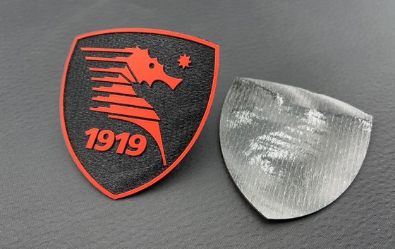 Square Shape One Side Fold Heat Transfer Printing Custom Silicone Label for Garments