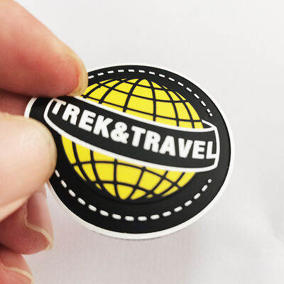 Garment Customized Silicone Thick Heat Transfer Printing LOGO Patch Board 3D Rubber Label Pvc Badge