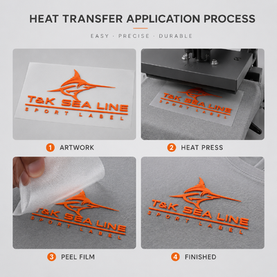Shiny 1.2mm Silicone Heat Transfer Labels Factory Silk Printing Patch