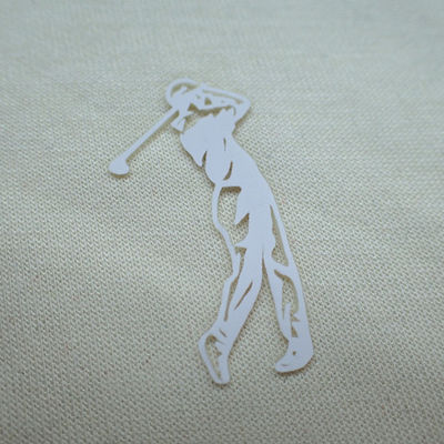 Printed SGS 3D Silicone Heat Transfer Label For Sportswear