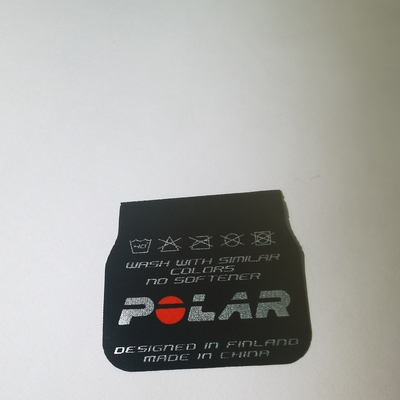 Label Logo Tenun Desain Pribadi Disesuaikan Tag Pakaian Damask