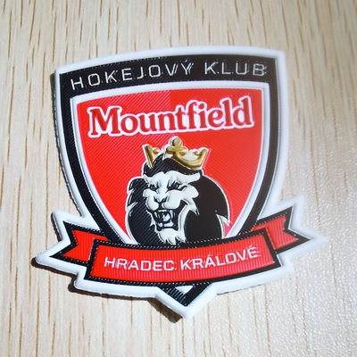 TPU Logo Printing Heat Transfer Patch Label Timbul Kustom