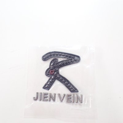 Setiap Bentuk Logo TPU Label Perpindahan Panas 3D Kustom Untuk Pakaian Olahraga