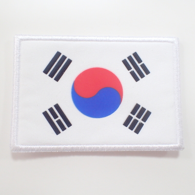 Bendera Nasional Populer Patch Bordir Kustom Untuk Tas Topi Pakaian