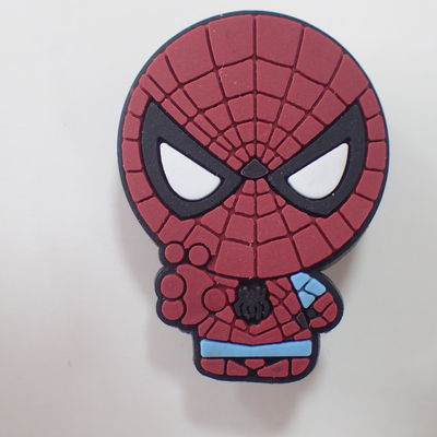 Kustom Lucu Karakter Kartun Karet PVC Patch Injeksi Cetakan Lembut