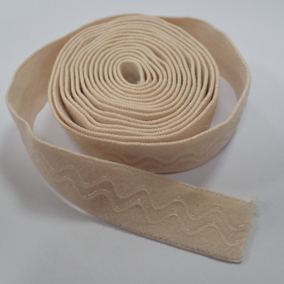 Nylon Kustom Elastis Belt Silicone Dicetak Logo Timbul Untuk Pakaian Dalam