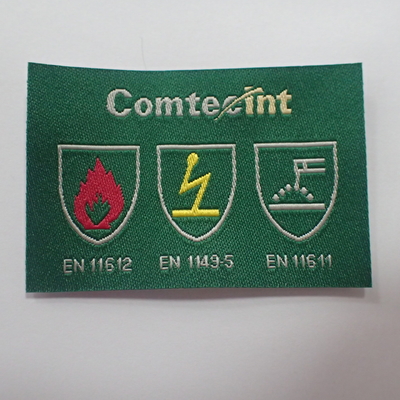 Damask Logo Tag Label Tenunan Pakaian Untuk Tas Pakaian Sepatu T shirt