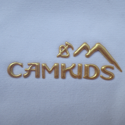 Logo Timbul 3D Besi Pada Lencana Pakaian Topi Karet Silikon Perpindahan Panas