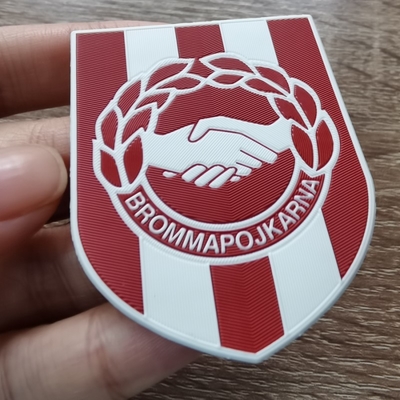 percetakan logo Heat Transfer TPU Patch Logo Utama Untuk Merk Ternama
