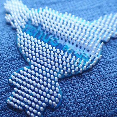 Label garmen perpindahan panas dot silikon ramah lingkungan