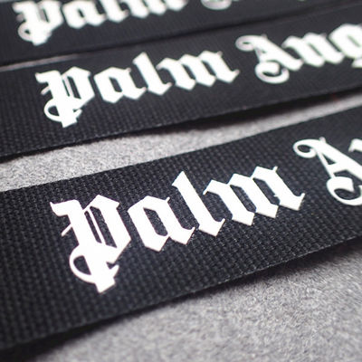 Merrow Border ODM Label Kapas Cetak Untuk Pakaian