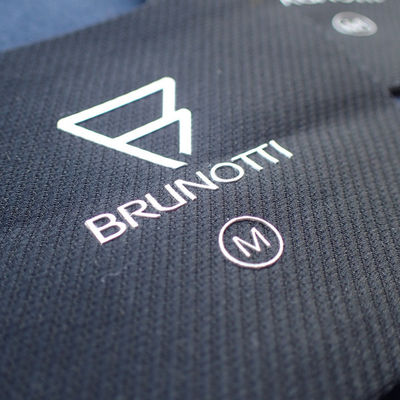 Dibesarkan Logo Canvas 3cm Sablon Label Pakaian