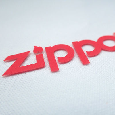 Logo Lembut 3D 0.6mm Label Tag Pakaian Untuk Pakaian