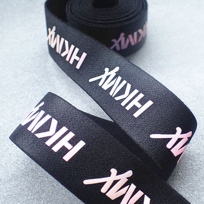 35MM Dicetak Band Elastis Sablon Logo Pada Band