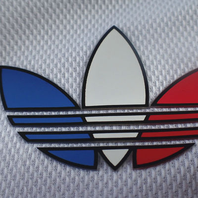 Logo Embossed Rubber 1.2mm Heat Transfer Clothing Tags