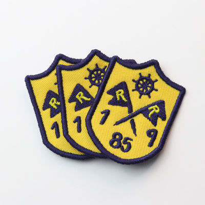 Merrow Border Felt ODM Patch Logo Bordir