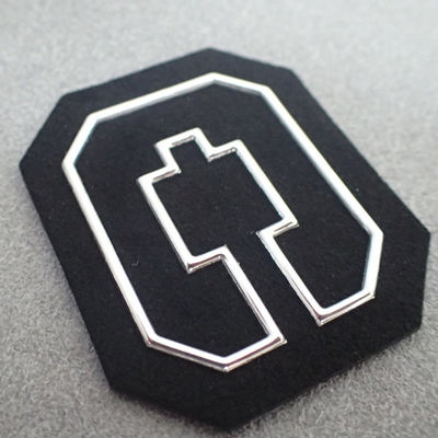 Label Tag Pakaian Logo TPU 3D Frekuensi Tinggi Berkilau
