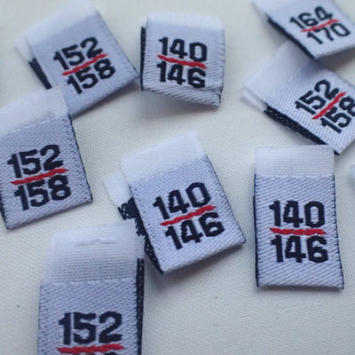 Sew On Cotton Mitre Lipat Label Pakaian Cetak