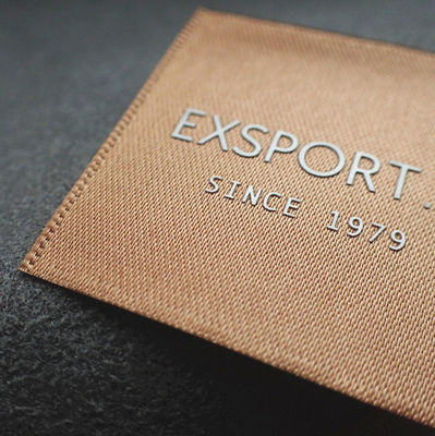 Sablon Label Garmen Silikon Satin 5 * 3cm Untuk Pakaian Olahraga