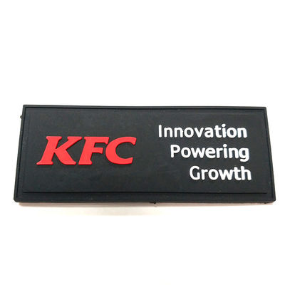 Label Lencana Karet Pakaian Cetak 3D Patch Pvc Pada Pakaian Jahit